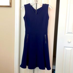 Halogen | Blue skater dress